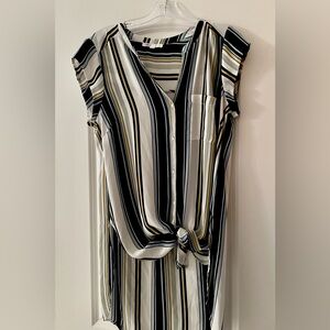 Long multi-color blouse